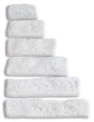 battiscopa 8 col. bianco, cod. 12BA8GB