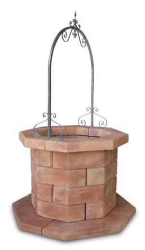 pozzo da giardino 80 col. mattone, cod. 06PB80M