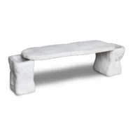 panchina roccia col. bianco, cod. 04PRGB