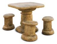 salotto da giardino roccia col. old stone, cod. 04SRS