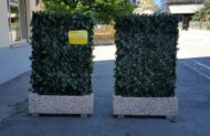 fioriera rettangolare 100x25 ghiaia colorata, cod. 01FR100x25C, località: Aymavilles (Aosta)