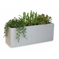 fioriera rettangolare 100x35 col. avorio, cod. 01FR100x35A