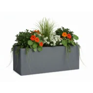 fioriera rettangolare 100x35 col. grafite, cod. 01FR100x35GR