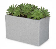 fioriera rettangolare 60x35 col. avorio, cod. 01FR60x35A