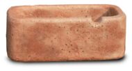 fioriera roccia 80 col. mattone, cod. 01FR80M