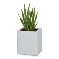 vaso quadrato 35x35 avorio, cod. 02VQ35x35A