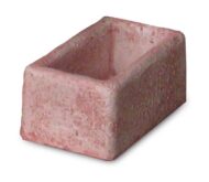 vaso rettangolare 30 col. rosa antico, cod. 02VR30RA