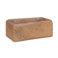 vaso rettangolare 30 col. mattone, cod. 02VR30M