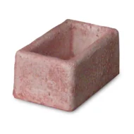 vaso rettangolare 30 col. rosa antico, cod. 02VR30RA