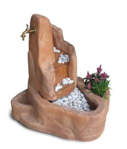fontana Piave con gioco d'acqua col. mattone, cod. 13FPIM fontana Piave con gioco d'acqua col. mattone, cod. 13FPIM