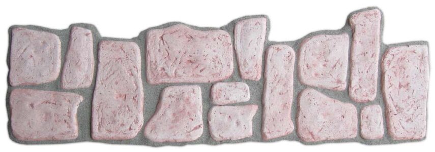 pietre murali Toscana col. rosa antico, cod. 12PMTORA, esempio di posa pietre murali Toscana col. rosa antico, cod. 12PMTORA, esempio di posa