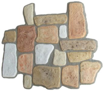 pietre murali Toscana colorazioni miste, esempio di posa pietre murali Toscana colorazioni miste, esempio di posa