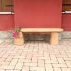 panchina roccia col. pietre del borgo, cod. 04PRP, località: Fratta Polesine (Rovigo)