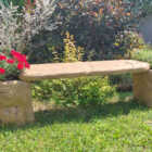 panchina roccia col. old stone, cod. 04PROS, località: Albano Laziale (Roma)