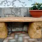 panchina roccia col. old stone, cod. 04PROS, località: Sardigliano (Alessandria)