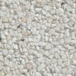 avorio: colorazione in ghiaia lavata (graniglia di marmo) con sassi a pezzatura piccola (3-4 mm), dal colore bianco delicato