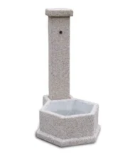fontana esagonale 45 col. avorio, cod. 03F45A