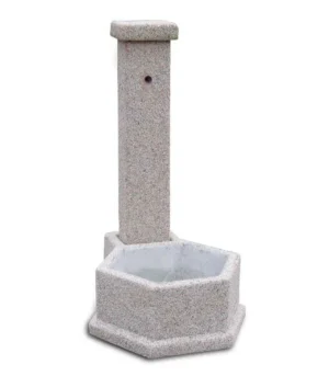 fontana esagonale 45 col. avorio, cod. 03F45A