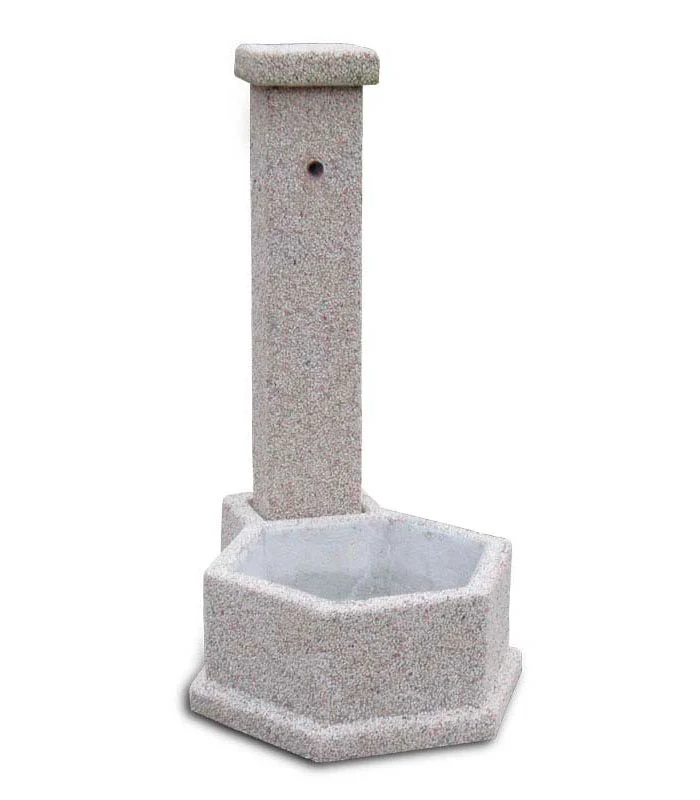 fontana esagonale 45 col. avorio, cod. 03F45A