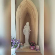 statua della Madonna di Medjugorje altezza 40 cm, cod. 25MMJ40MR, località: Sansepolcro (Arezzo)