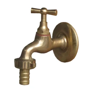 Rubinetto classico in ottone, cod. 03R, con portagomma montato