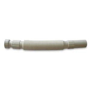tubo sifone flessibile allungabile, attacco da 1 pollice, cod. 03S1FL